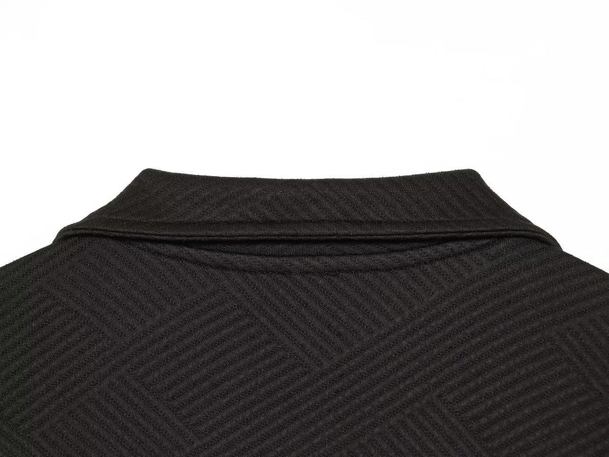 Veste cintrée col à revers zip oblique boutons femme noire – photo 14 – Frippin'Dealz