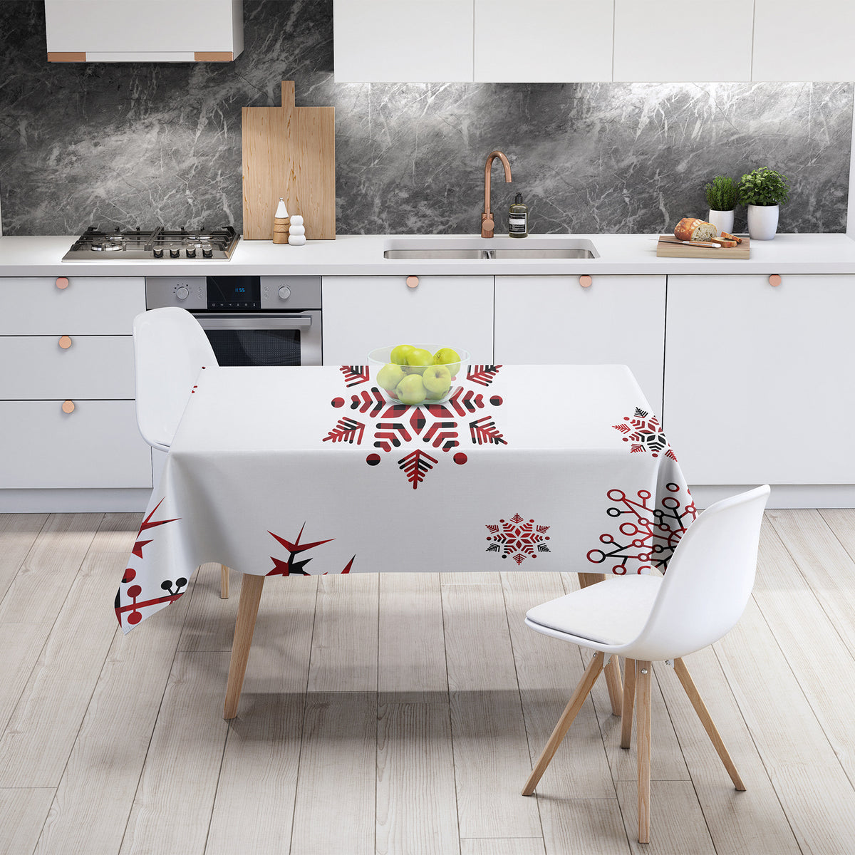 Nappe de Noël imprimée – photo 4 – Frippin'Dealz