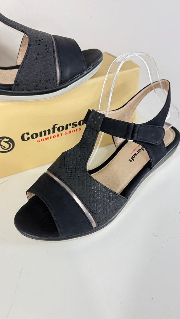 Sandales confort femme Comforsoft noir taille 39 7