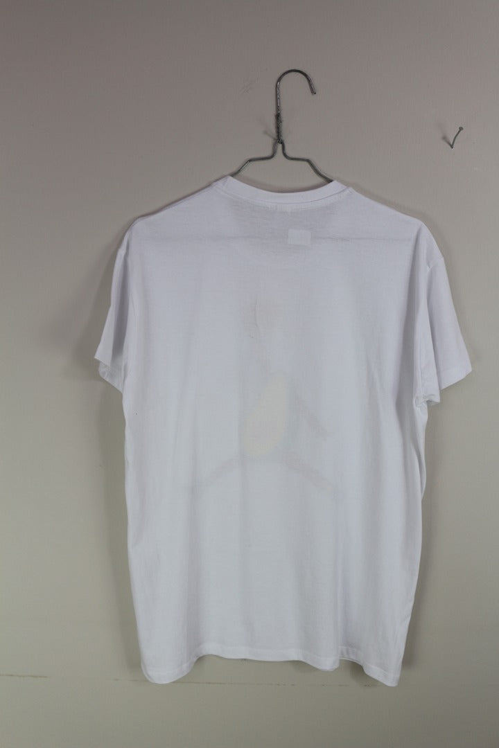 T-shirt Pampling coton blanc S parodie avocat Jordan Jumpman