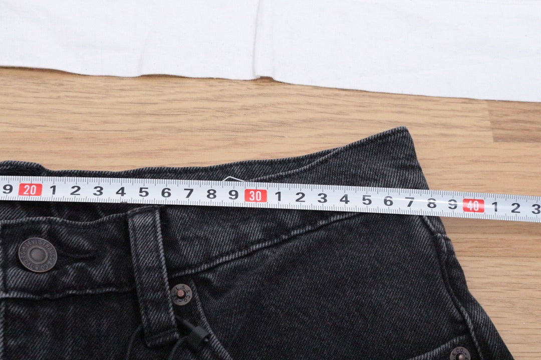 Jean Levi's 511 slim noir denim taille 29 L30 neuf avec étiquette vintage 90s 10