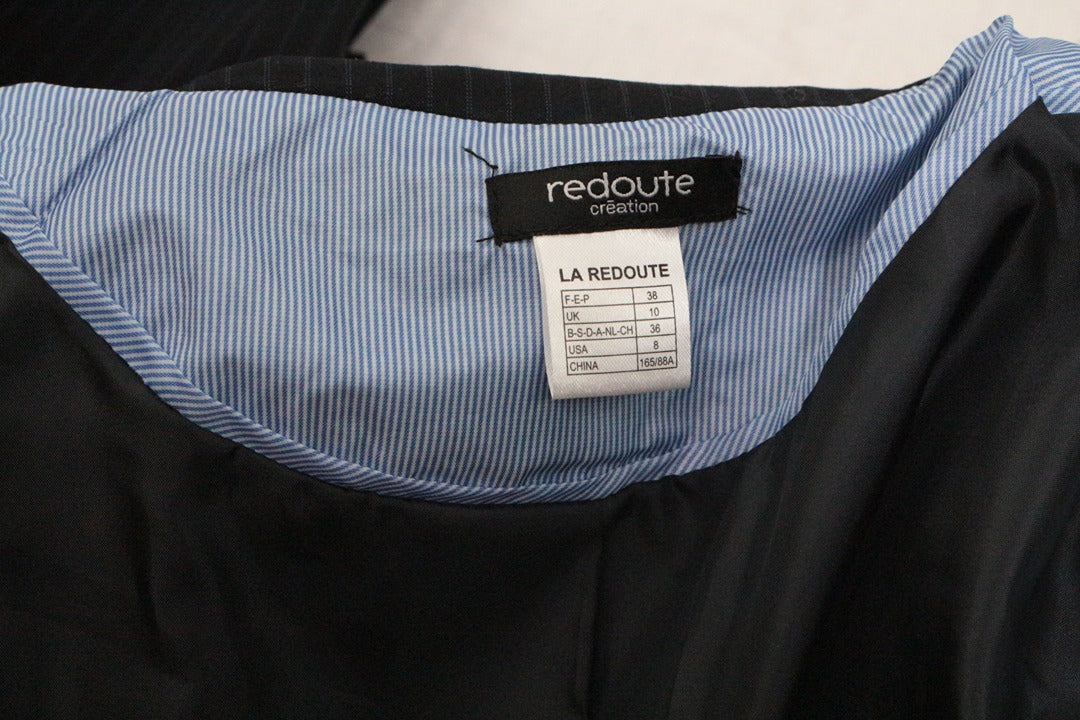 Tailleur femme La Redoute Création bleu marine rayures 38 old money 13