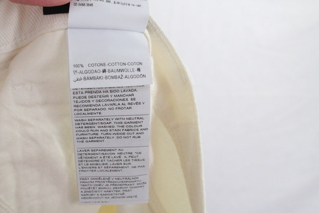 Jean slim ecru Sisley taille 26 neuf avec étiquette old money 11