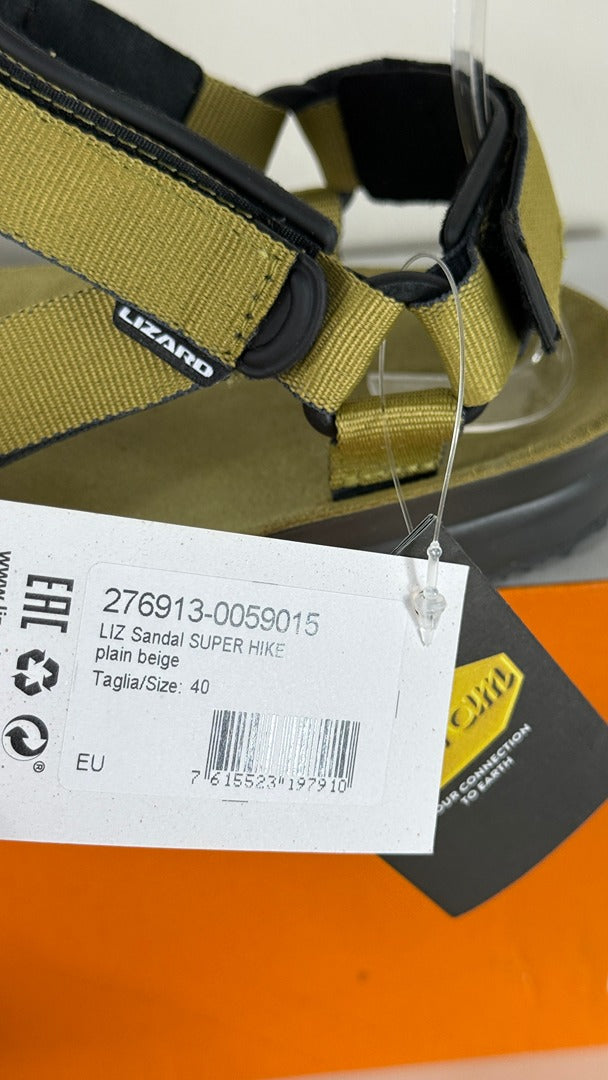 Sandales randonnée Lizard Super Hike cuir kaki 40 neuf 4