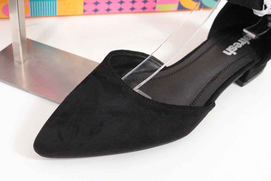 Escarpins petits talons noirs Refresh taille 39 5