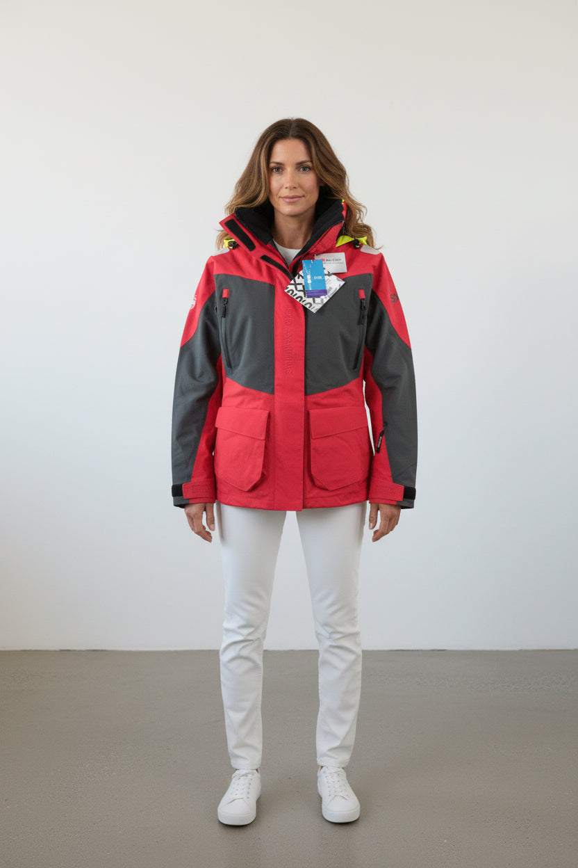 Outdoor & Essentials Veste imperméable Polyamide, Polyester Rouge S  Neuf