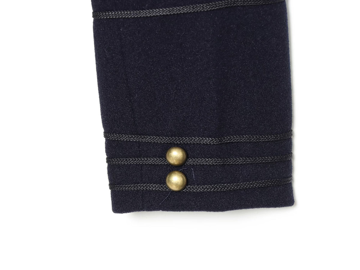 Veste courte col montant bleu marine femme – photo 17 – Frippin'Dealz