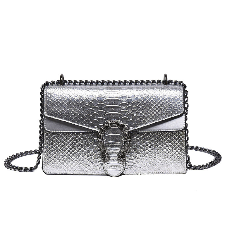 Petit sac carré effet croco – photo 10 – Frippin'Dealz