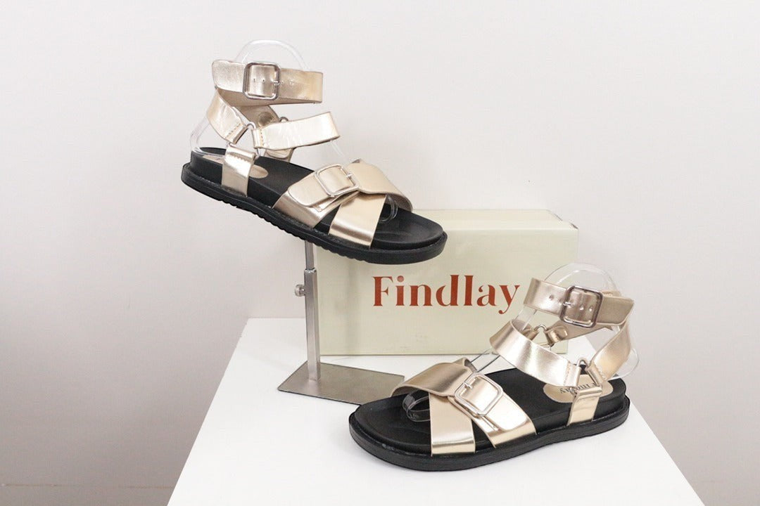 Sandales dorées Findlay femme taille 39 | Frippin'Dealz – photo 4