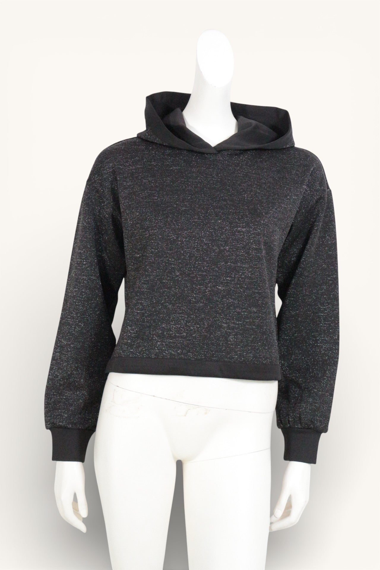 Guess Sweat-shirt Polyester, Élasthanne Noir, Gris   Neuf