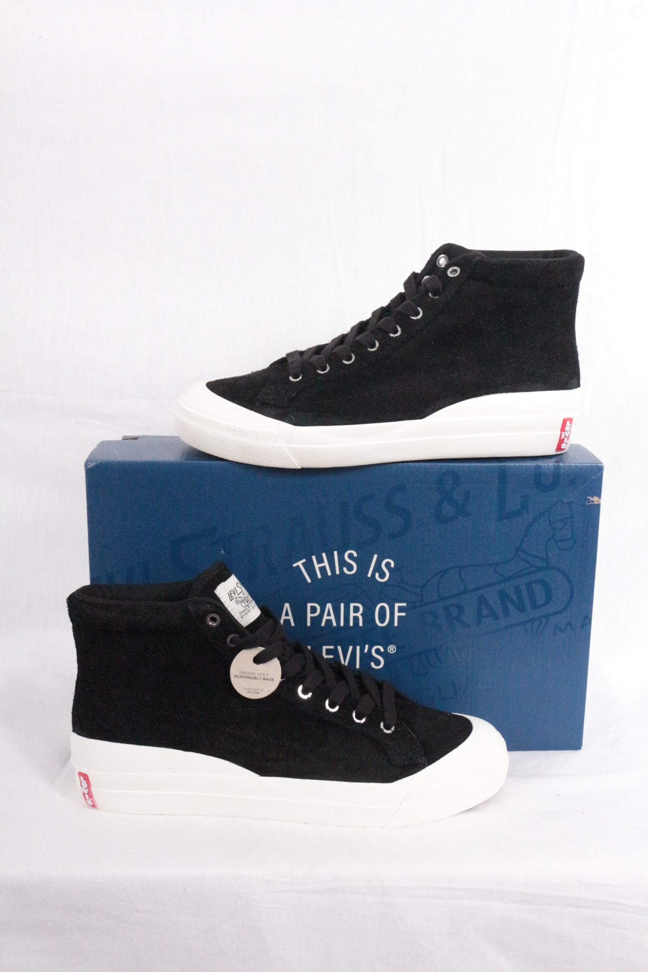 Levi’s Sneakers montantes Daim Noir   Neuf 3