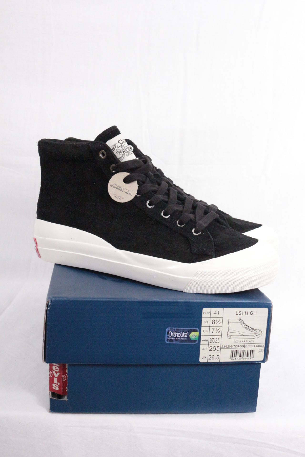 Levi’s Sneakers montantes Daim Noir   Neuf 13
