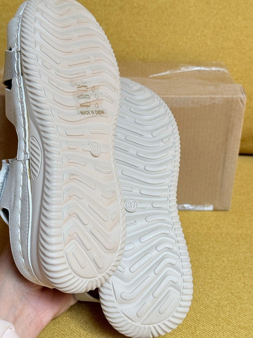 Sandales compensées femme Nm crème taille 37 7