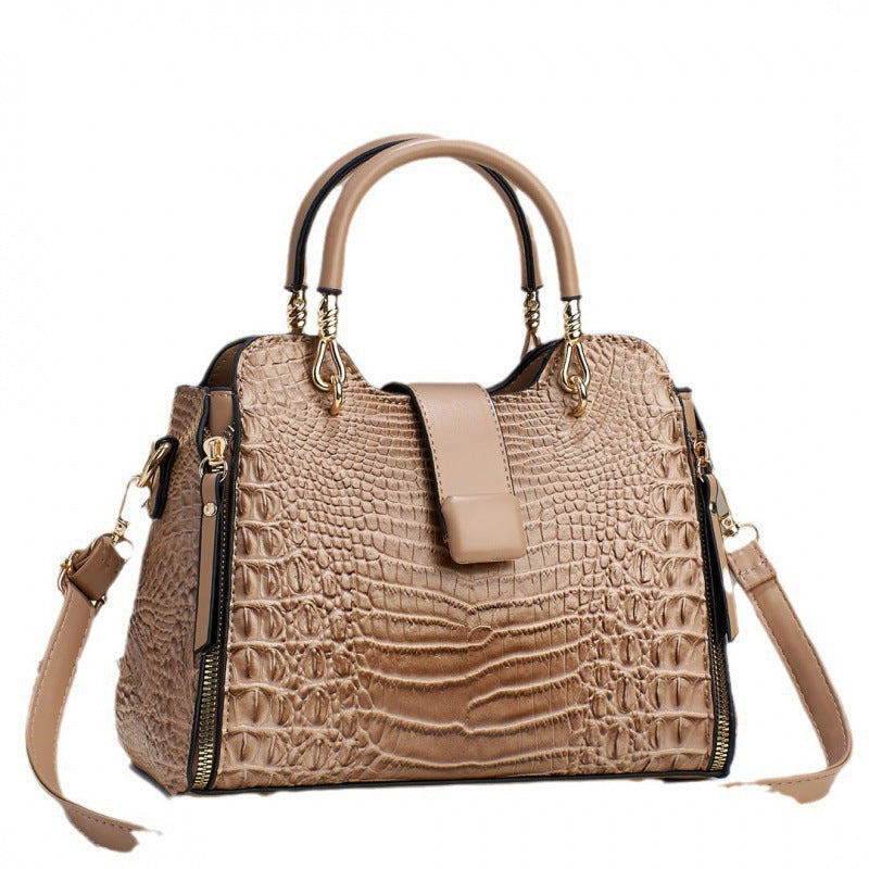 Sac à main effet croco en similicuir – photo 5 – Frippin'Dealz