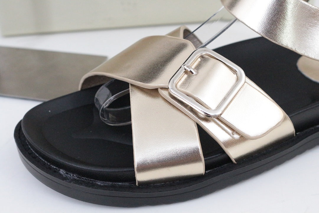 Sandales dorées Findlay femme taille 39 2