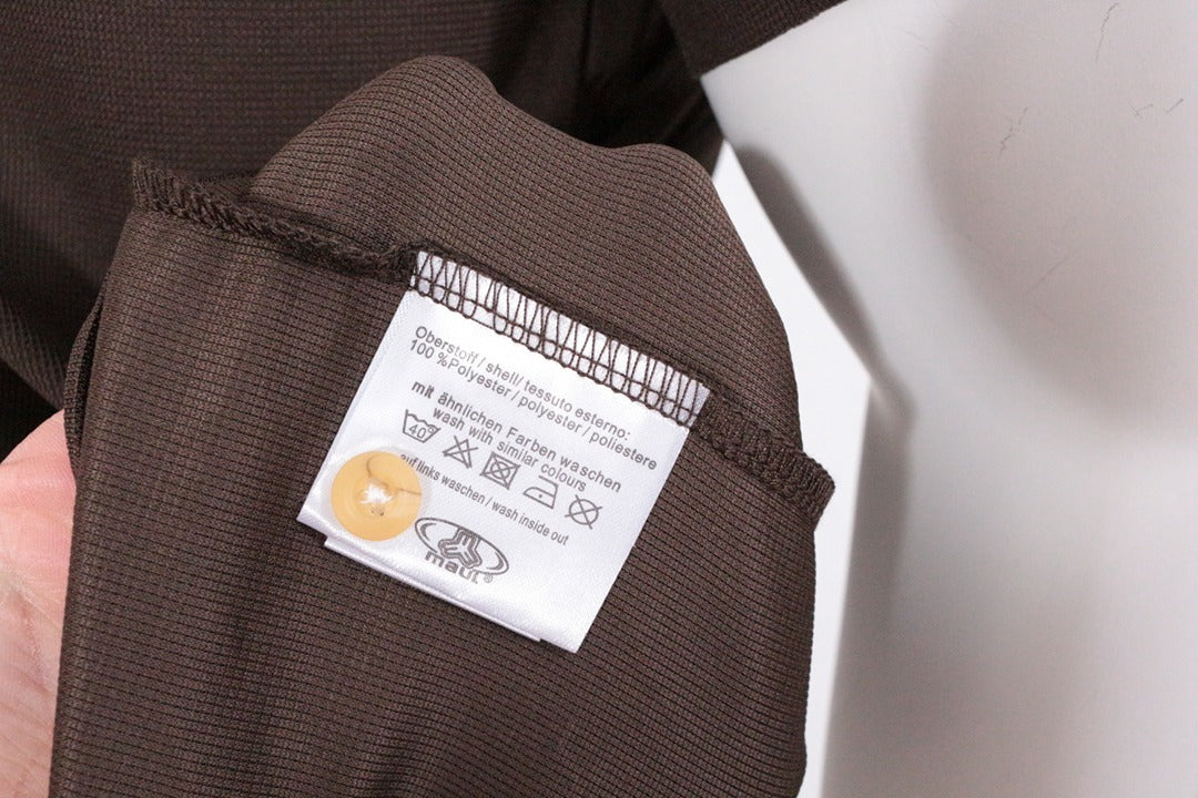 Polo marron Ludwig Maul homme coupe droite polyester 48 - Neuf avec étiquette 10