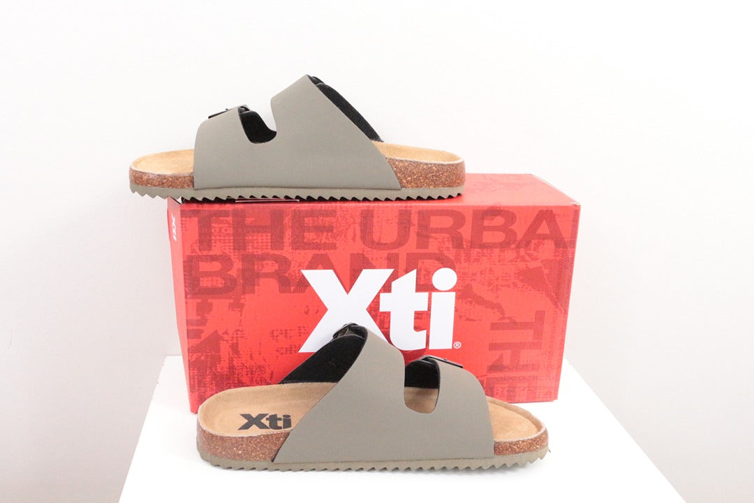 Xti Sandales Mules Simili Cuir Noir 41 Neuves 4