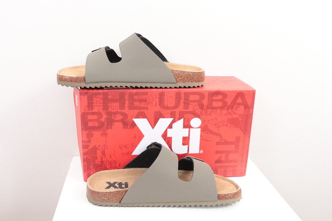 Xti Sandales Mules Simili Cuir Noir 41 Neuves 4