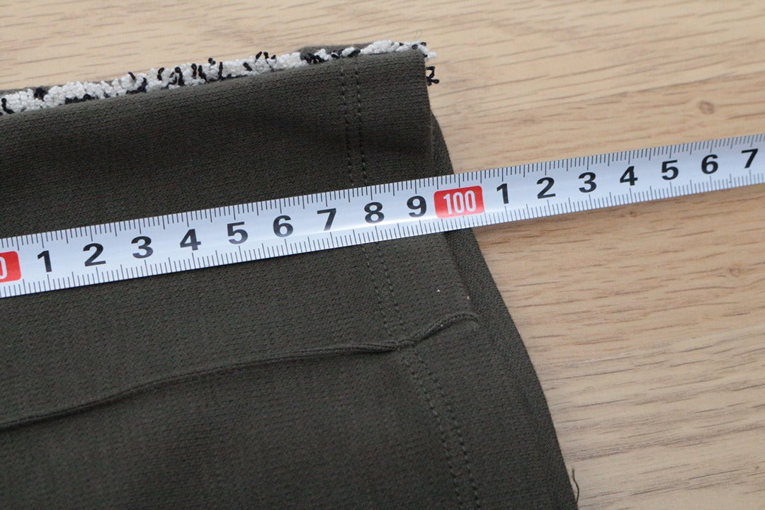 Pantalon de survêtement K Design kaki bandes pailletées L 11