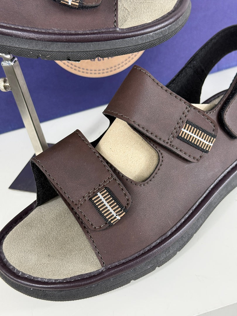 Mules en cuir marron Arizona Patrizia Azzi 42 7
