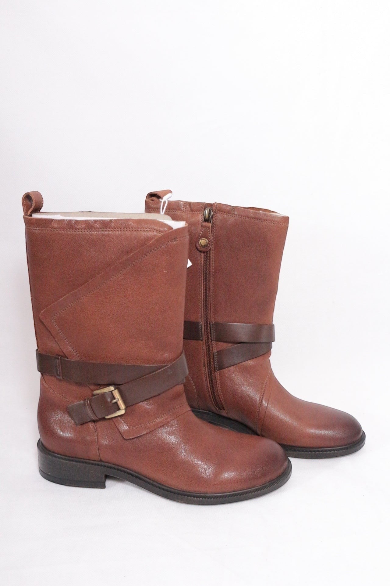 Geox – Bottes D catria c – Cuir – Marron