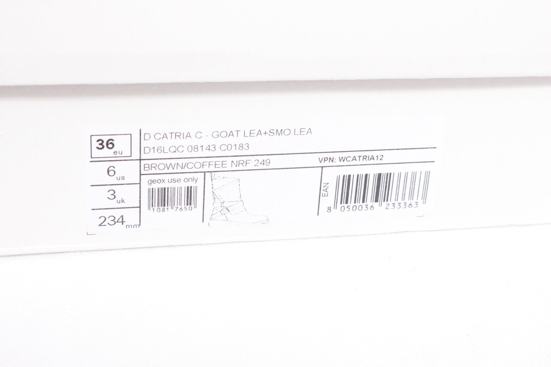 Geox – Bottes D catria c – Cuir – Marron 12