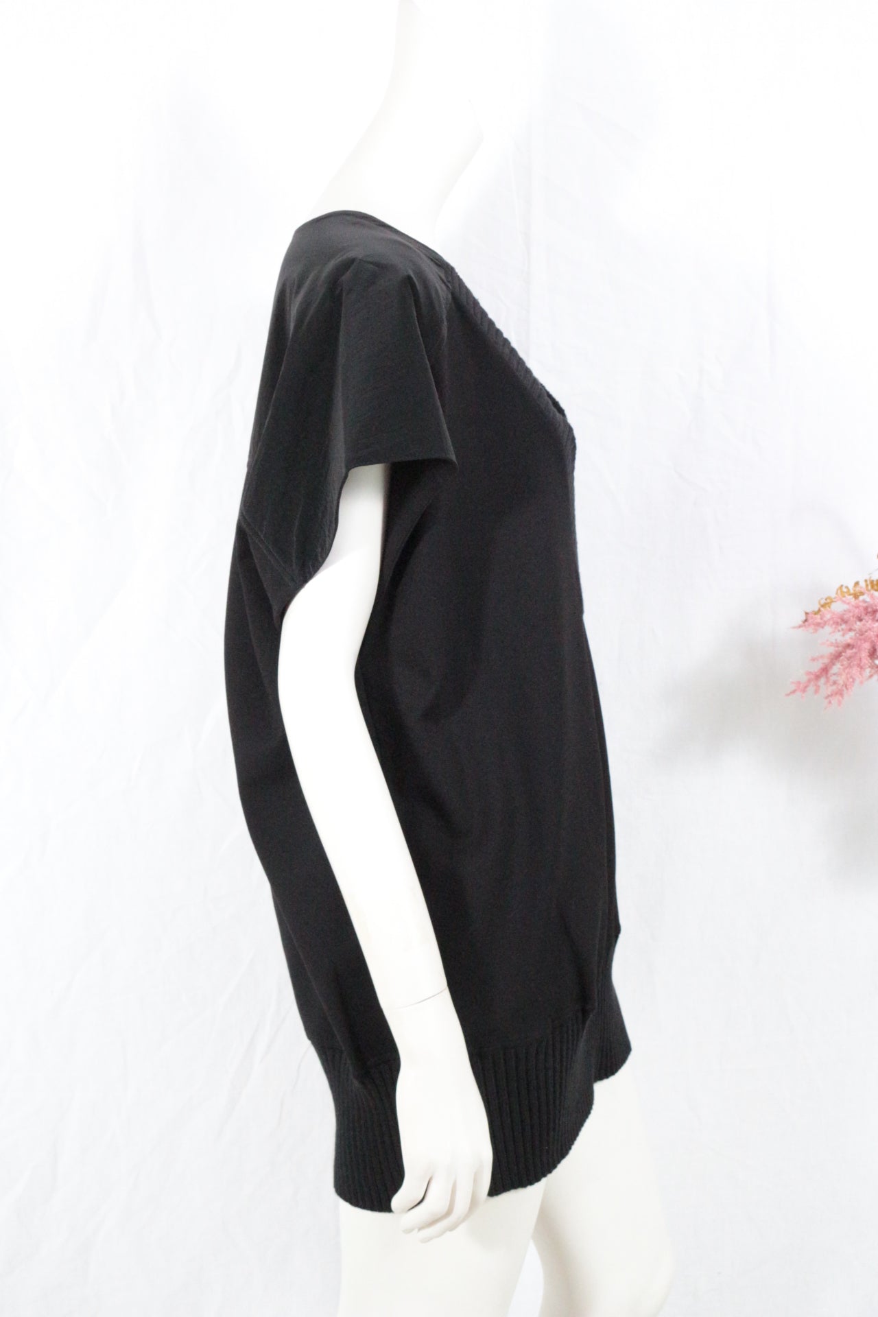 Twinset Robe courte Viscose, Polyamide, Coton Noir S  Neuf 9
