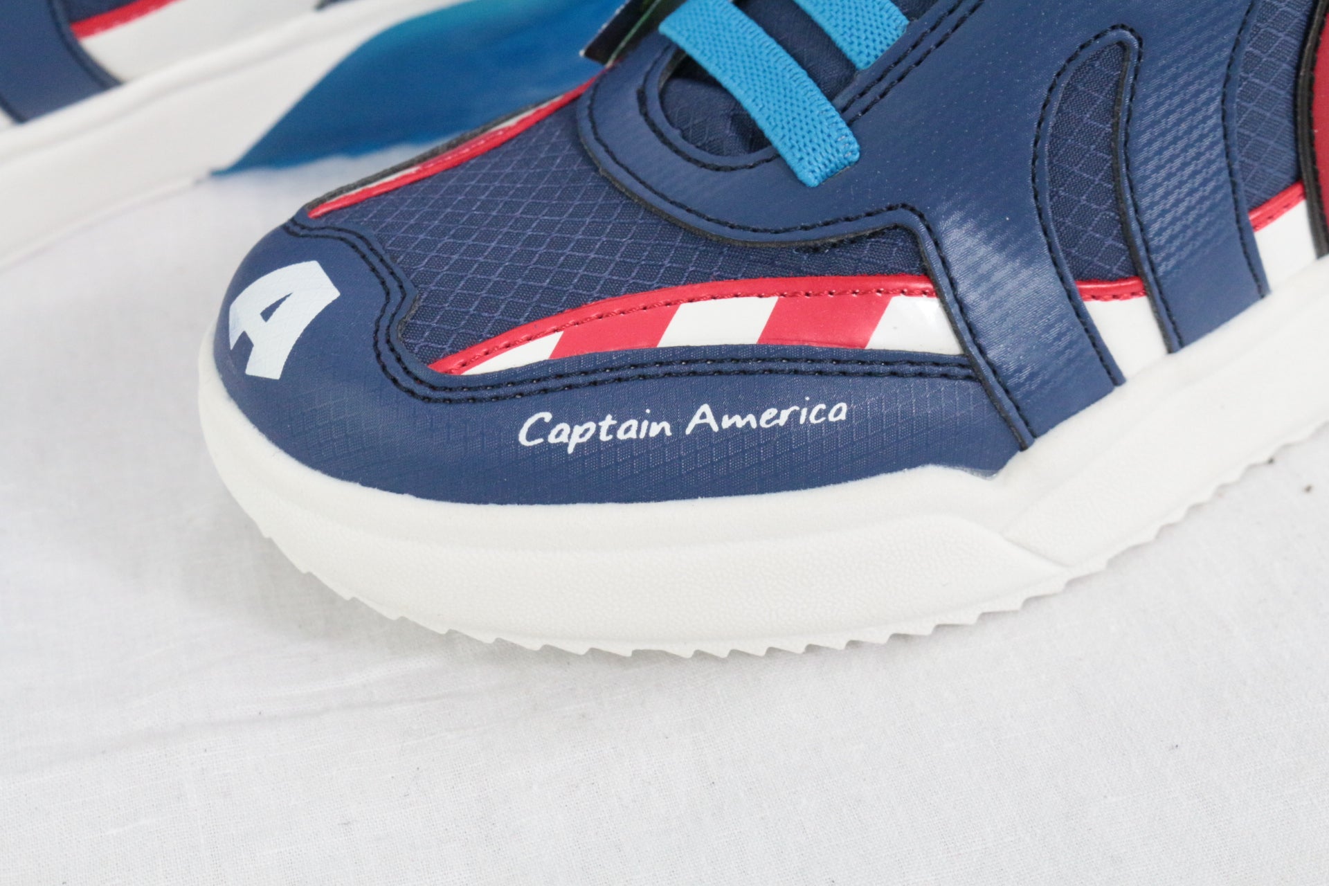 Geox – Sneakers alte J grayjay boy - marvel avengers - captain america – Ecopelle – Blu, rosso 5