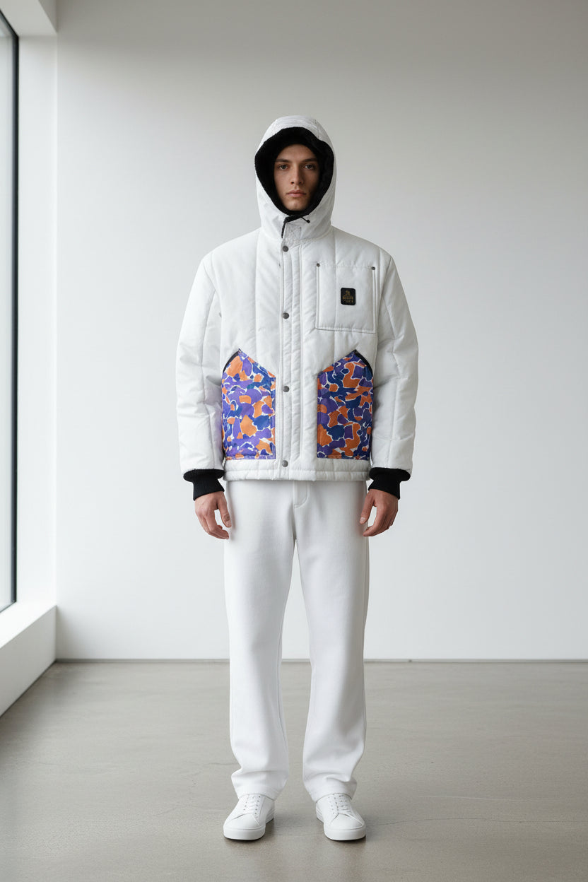 Refrigiwear Veste d'hiver Polyamide, Polyester Blanc, Multicolore   Neuf