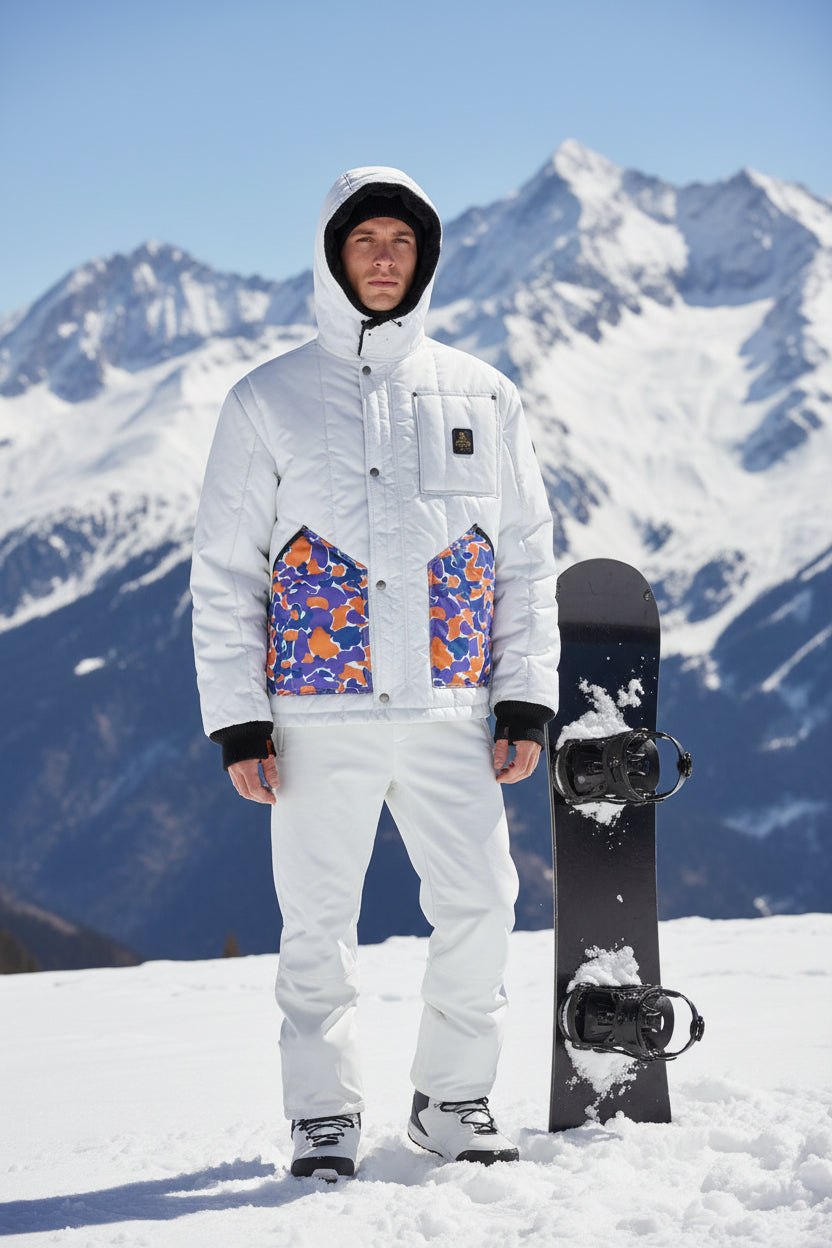 Refrigiwear Veste d'hiver Polyamide, Polyester Blanc, Multicolore   Neuf