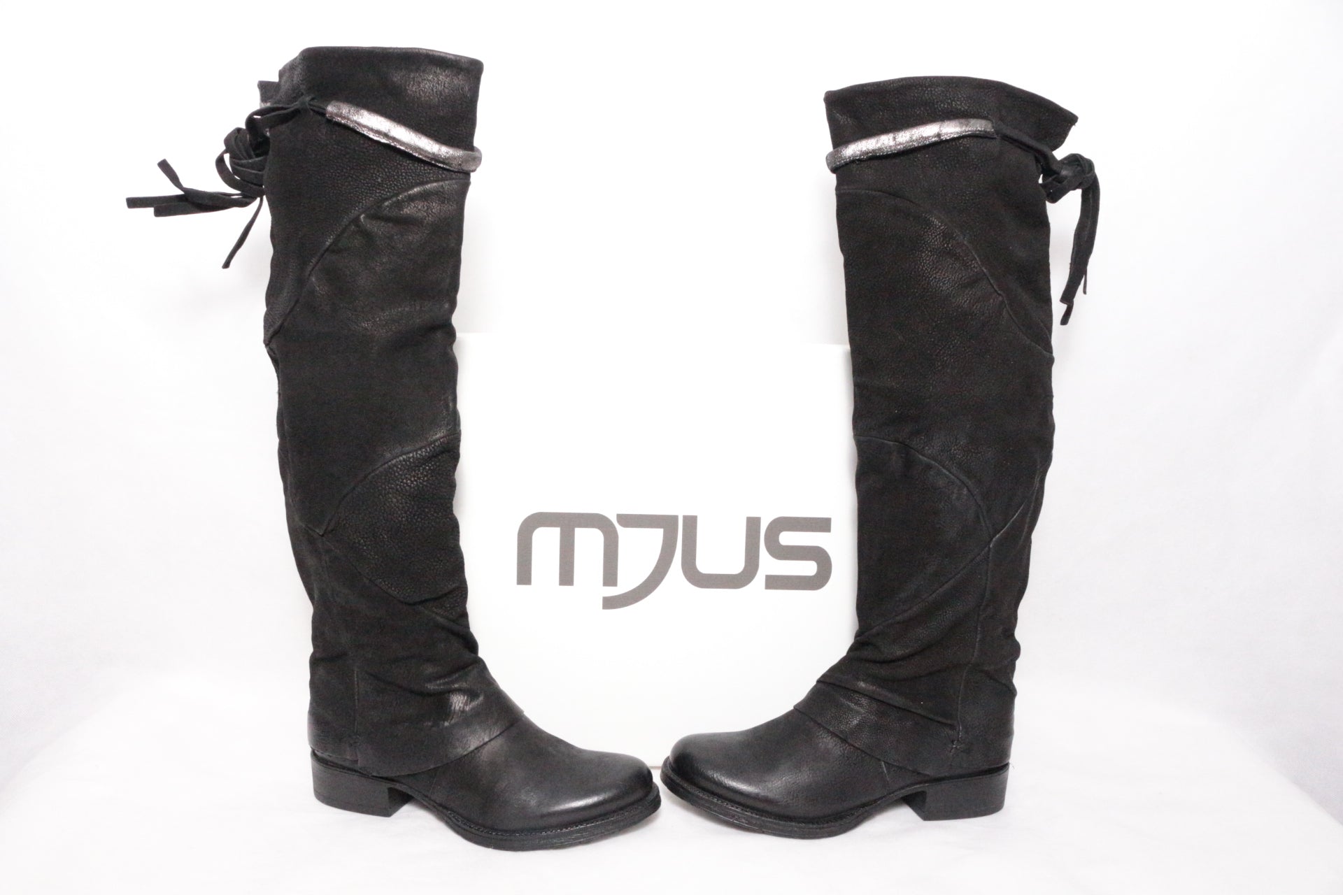 MJUS – Stivali alti fino alla coscia – Pelle – Nero 3