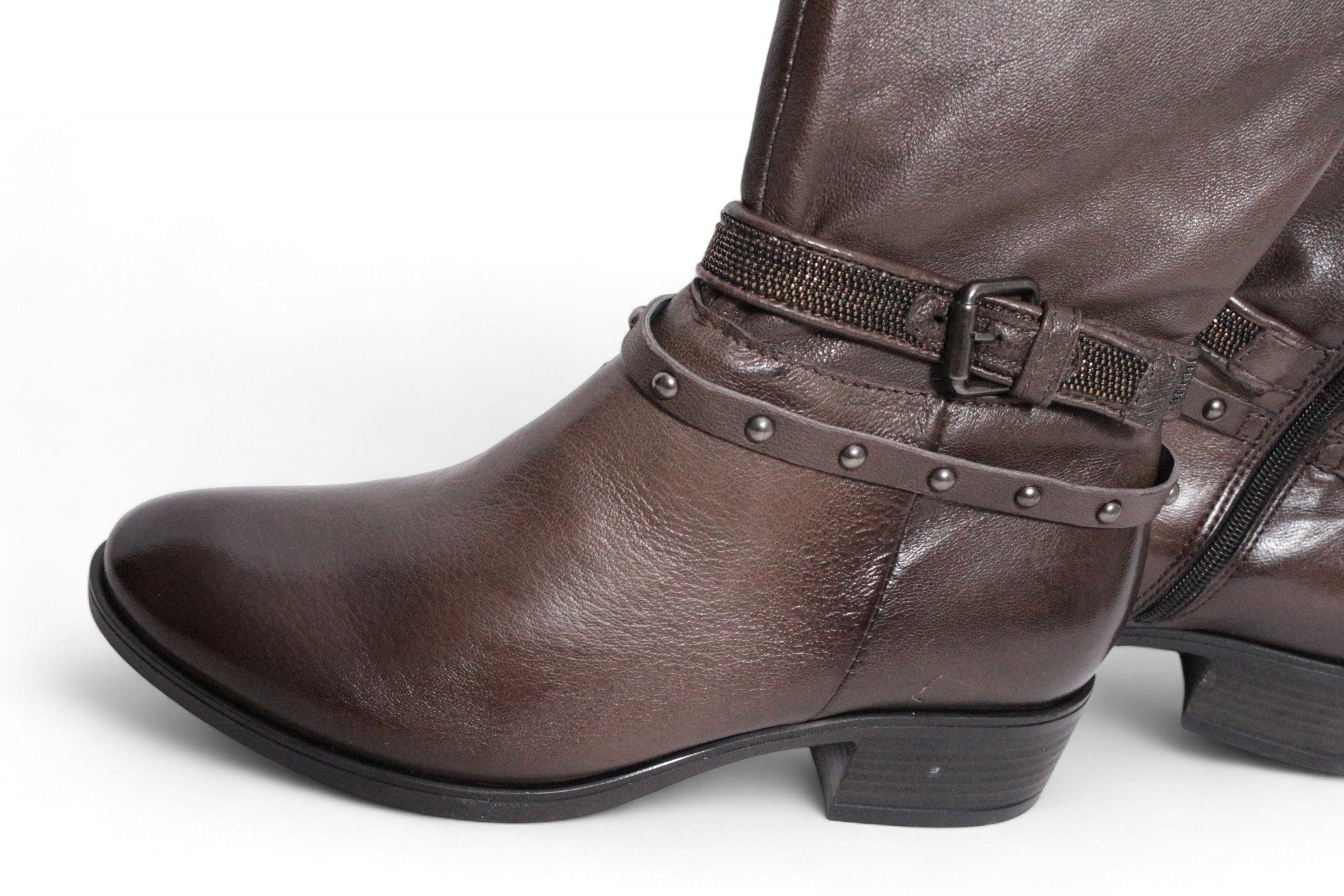 MJUS bottes Cuir Marron  40 Neuf 9