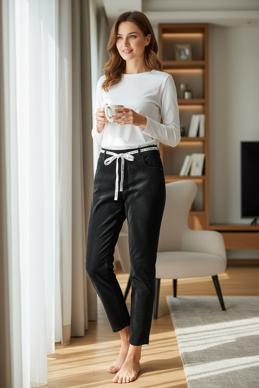 Pantalon Marc O'polo velours côtelé noir slim 40 - Neuf avec étiquette 2