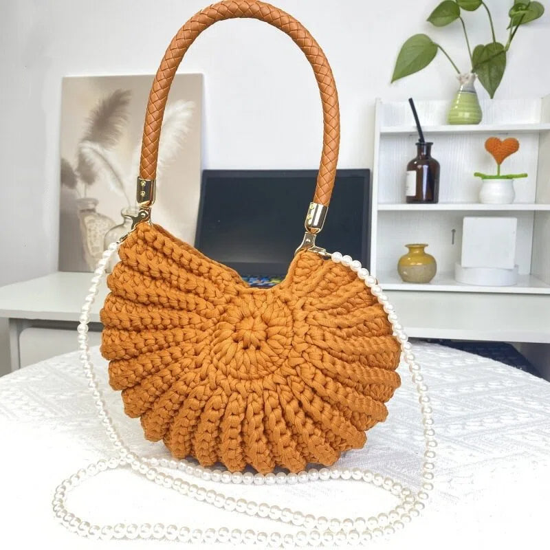 Sac coquillage au crochet fait main femme – photo 6 – Frippin'Dealz