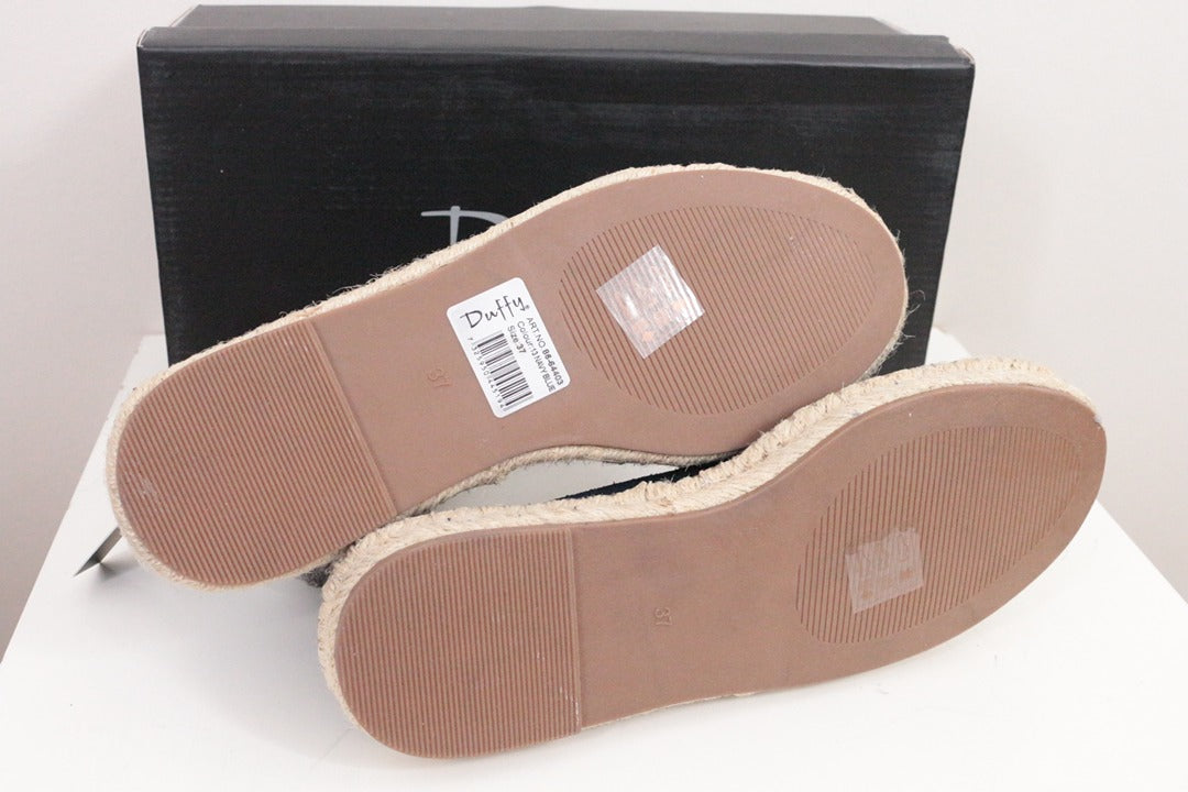 Espadrilles Duffy en daim bleu marine taille 37 neuves 16