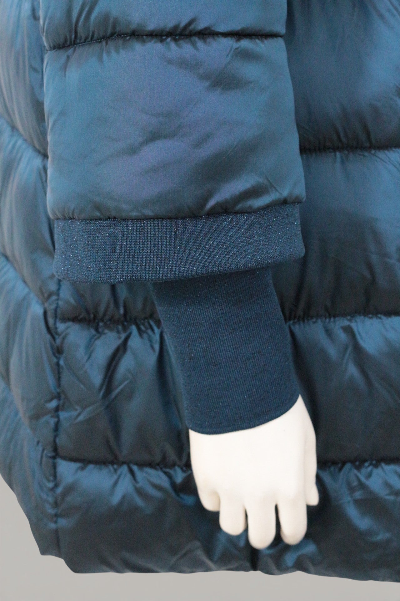 Oltre – Mittellange Daunenjacke – Polyester, Polyamid – Marineblau 9