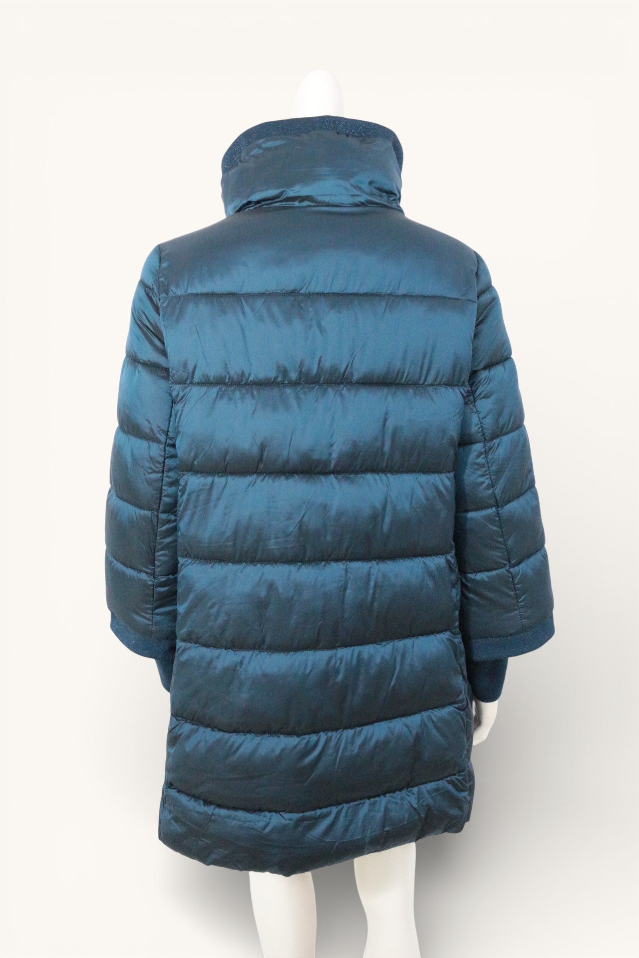 Oltre – Mittellange Daunenjacke – Polyester, Polyamid – Marineblau 10