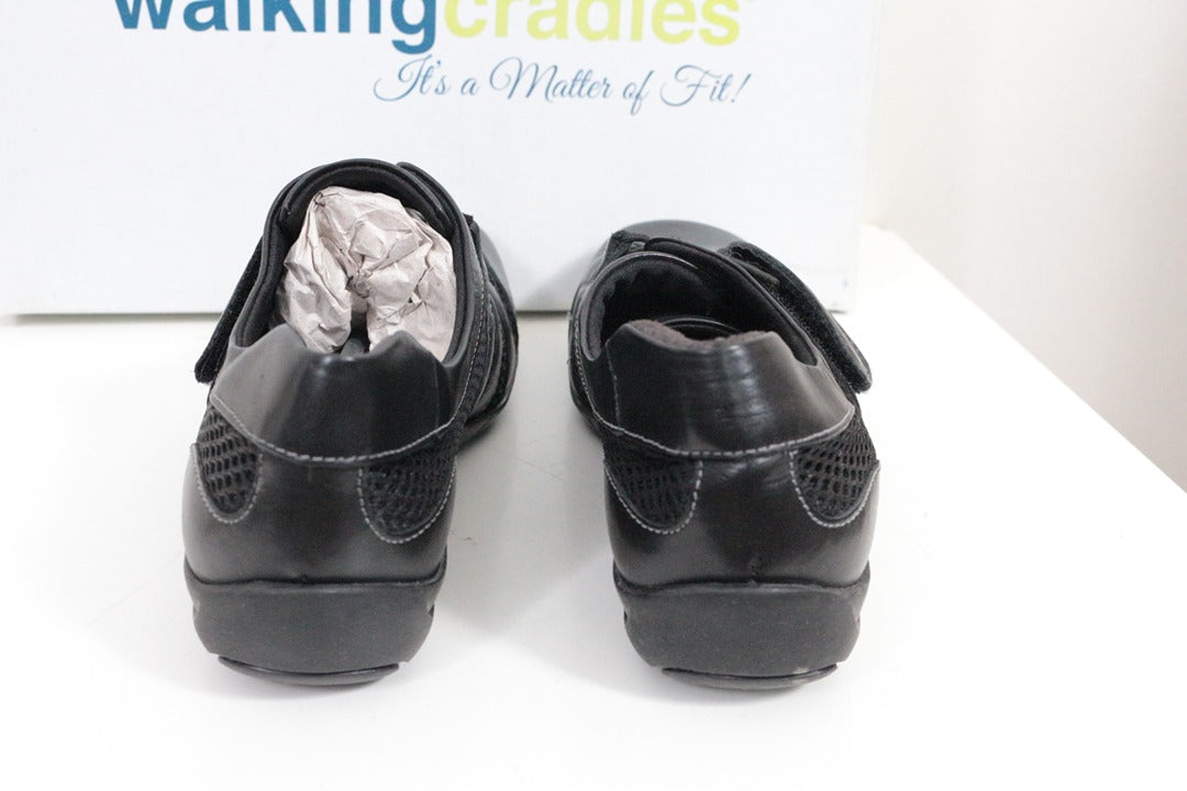 Walking Cradles Baskets Noir Cuir Taille 34 Neuf 7
