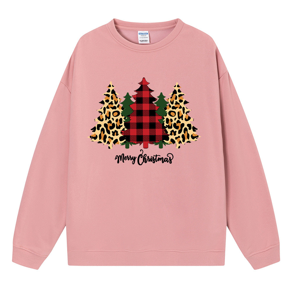 Sweat oversize sapins léopard tartan – photo 10 – Frippin'Dealz