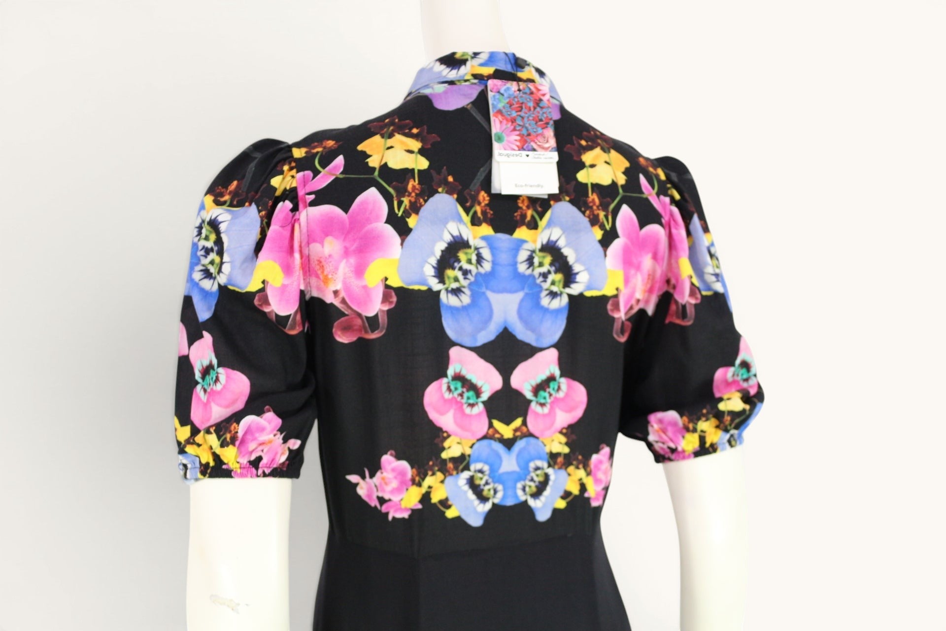 Robe longue Desigual x Christian Lacroix noire fleurie taille S 5