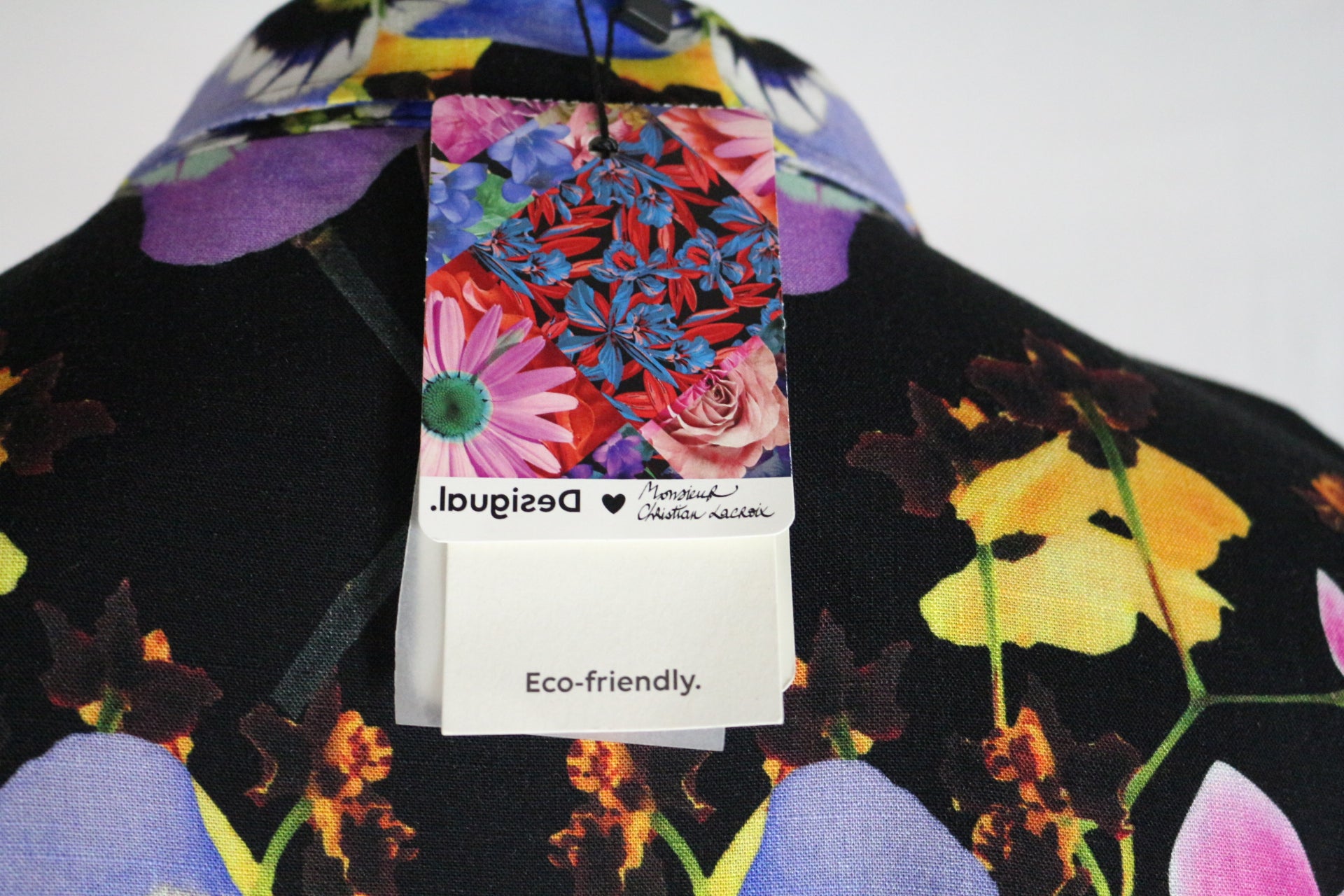 Robe longue Desigual x Christian Lacroix noire fleurie taille S 6