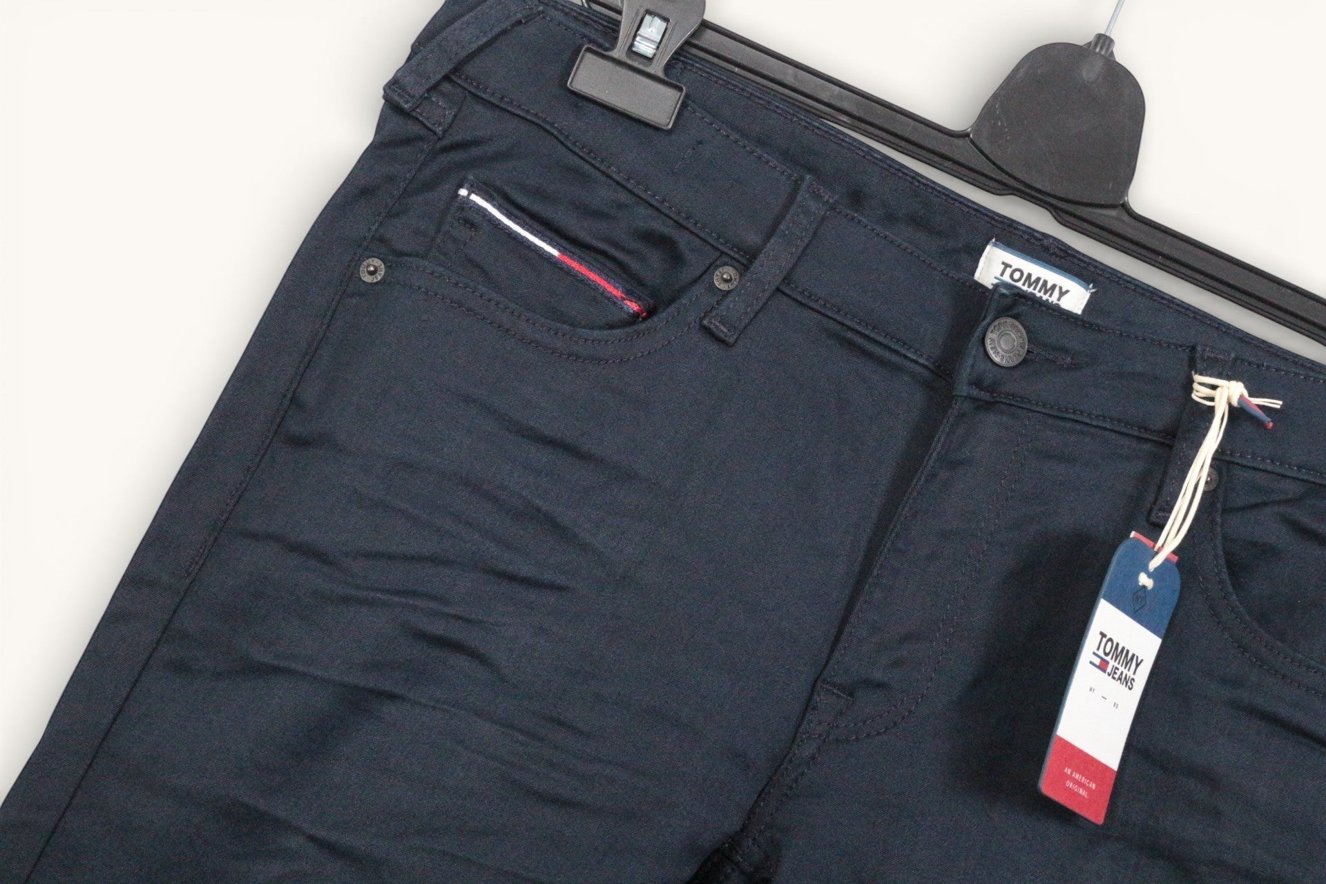 Tommy Hilfiger – Pantaloni a vita bassa skinny - sophie – Cotone – Blu navy 4