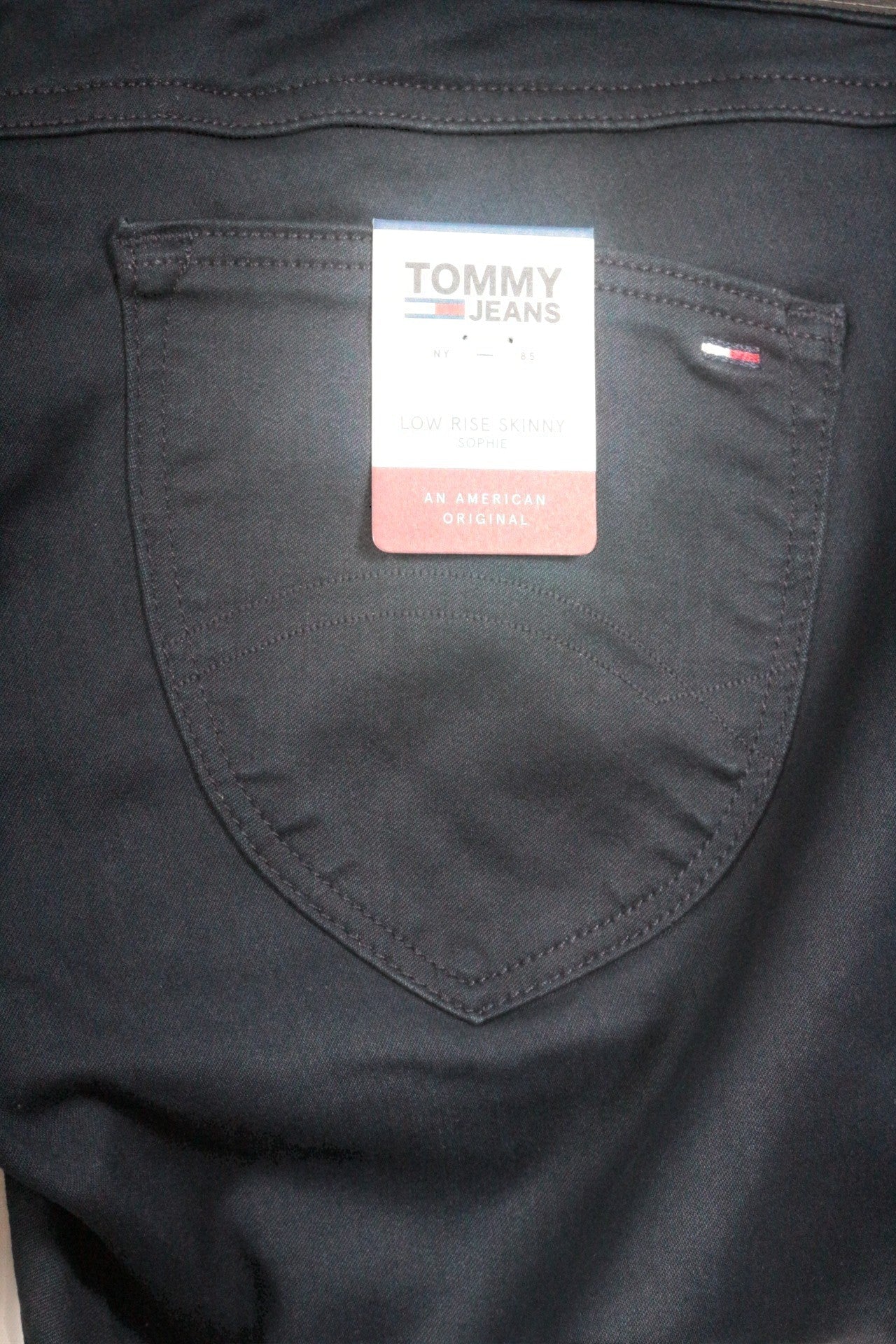 Tommy Hilfiger – Pantaloni a vita bassa skinny - sophie – Cotone – Blu navy 6