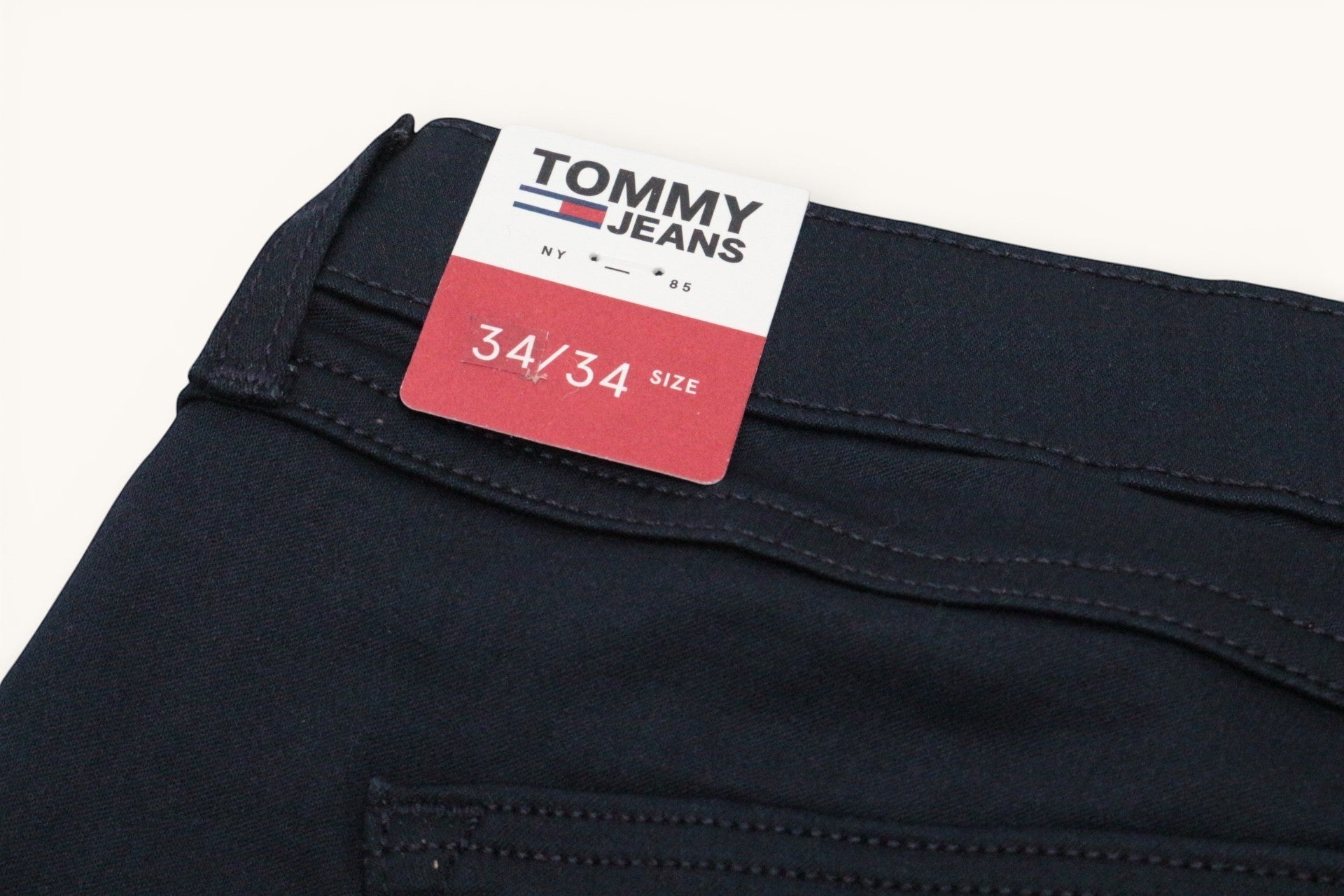 Tommy Hilfiger – Pantaloni a vita bassa skinny - sophie – Cotone – Blu navy 9