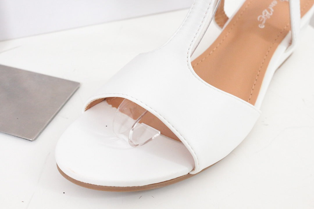 Sandales compensées blanches R and Be taille 41 3