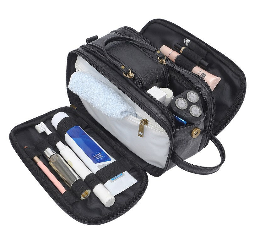 Trousse de toilette homme simili cuir – photo 6 – Frippin'Dealz