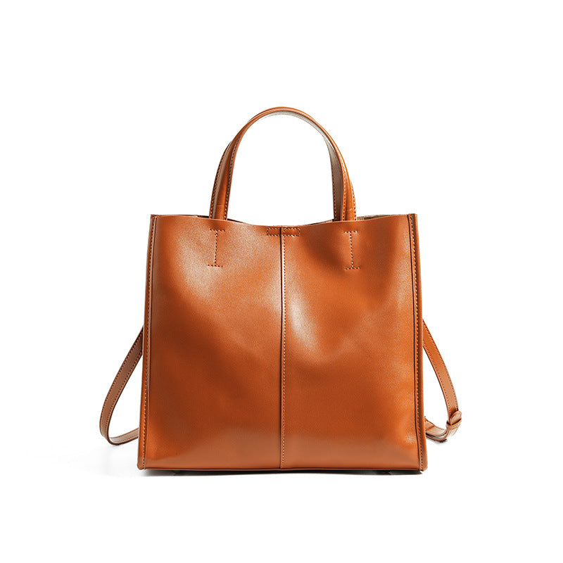 Sac cabas cuir de vachette tanné végétal – photo 9 – Frippin'Dealz
