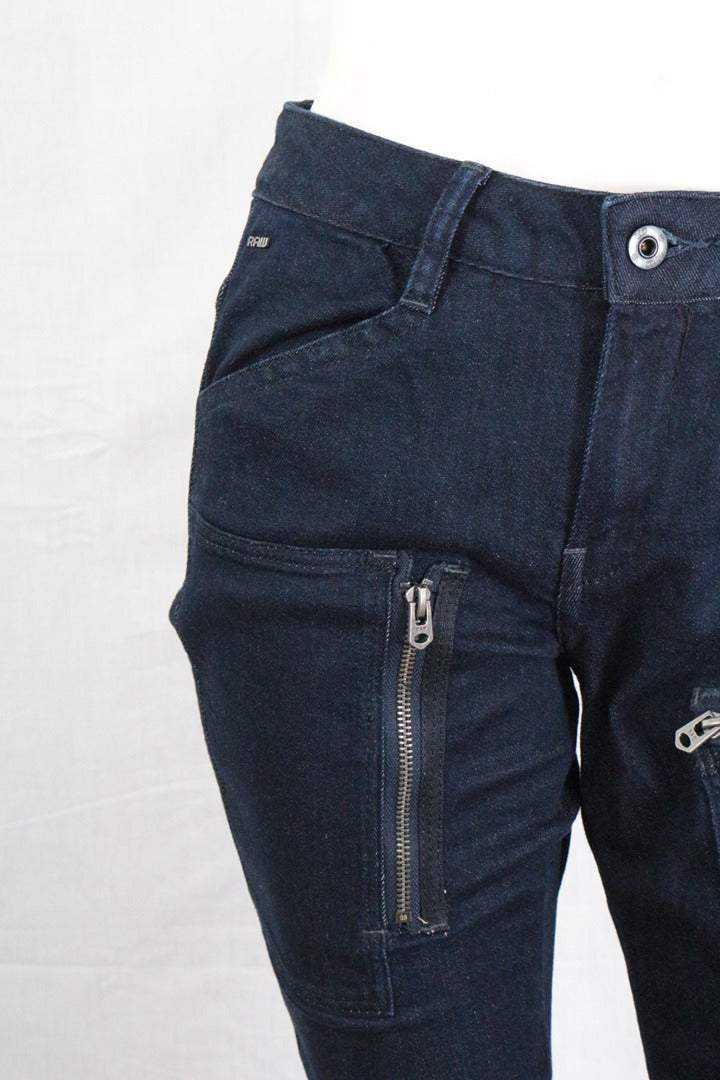 Jean G-star Raw bleu brut multipoches zippées cargo taille 27 - Neuf avec étiquette 2