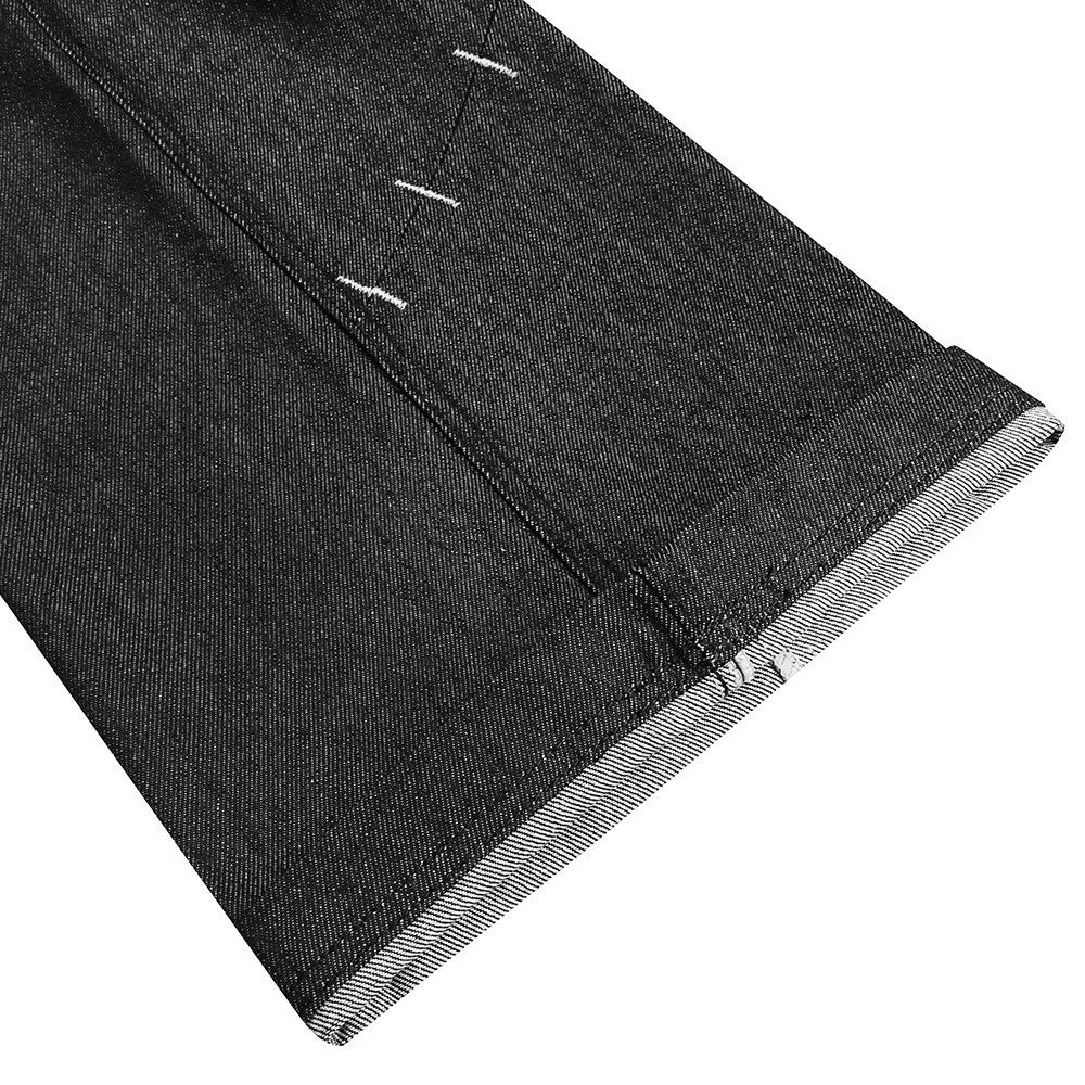 Jean ample à jambes larges en denim brut pour homme, design original 16