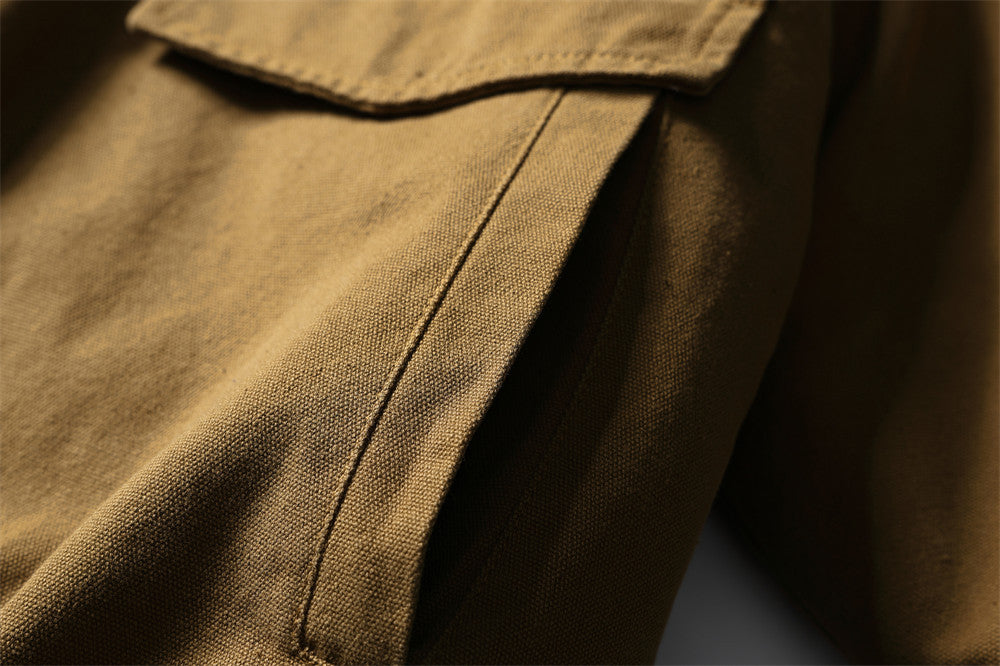 Veste matelassée workwear toile col tailleur coupe ample homme – photo 14 – Frippin'Dealz